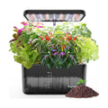 Hydroponics Growing System – Indoor Herb Garden w/Grow Light | Style of Clay Pebbles, w/ Premium Growth Lamp & Smart