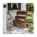 3 Tier Vertical Garden Planter,Raised Garden Bed,Planter Box,Fir Wood Freestanding Elevated Herb Stand Tower,Flower