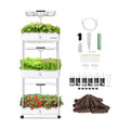 Indoor Garden Hydroponics Growing System Kit: 66 Pods Plant Herb Garden Germination Kit with LED Grow Light, 30L Large