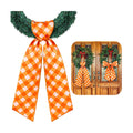 VitalCozy 2 Pcs Wreath Sash for Front Door, Autumn