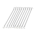 lightstar Hanging Chains with Hooks, 10PCS-12Inch Stainless Steel Chain for Hanging Bird Feeders Planters Baskets Billboards Lanterns Wind Chimes Ornaments Outdoor/Indoor Use (2 Hooks - 10pcs)