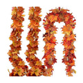 Fall Garland Fall Leaves Garland for Thanksgiving Decorations Home Outdoor Decor (3 Pcs)