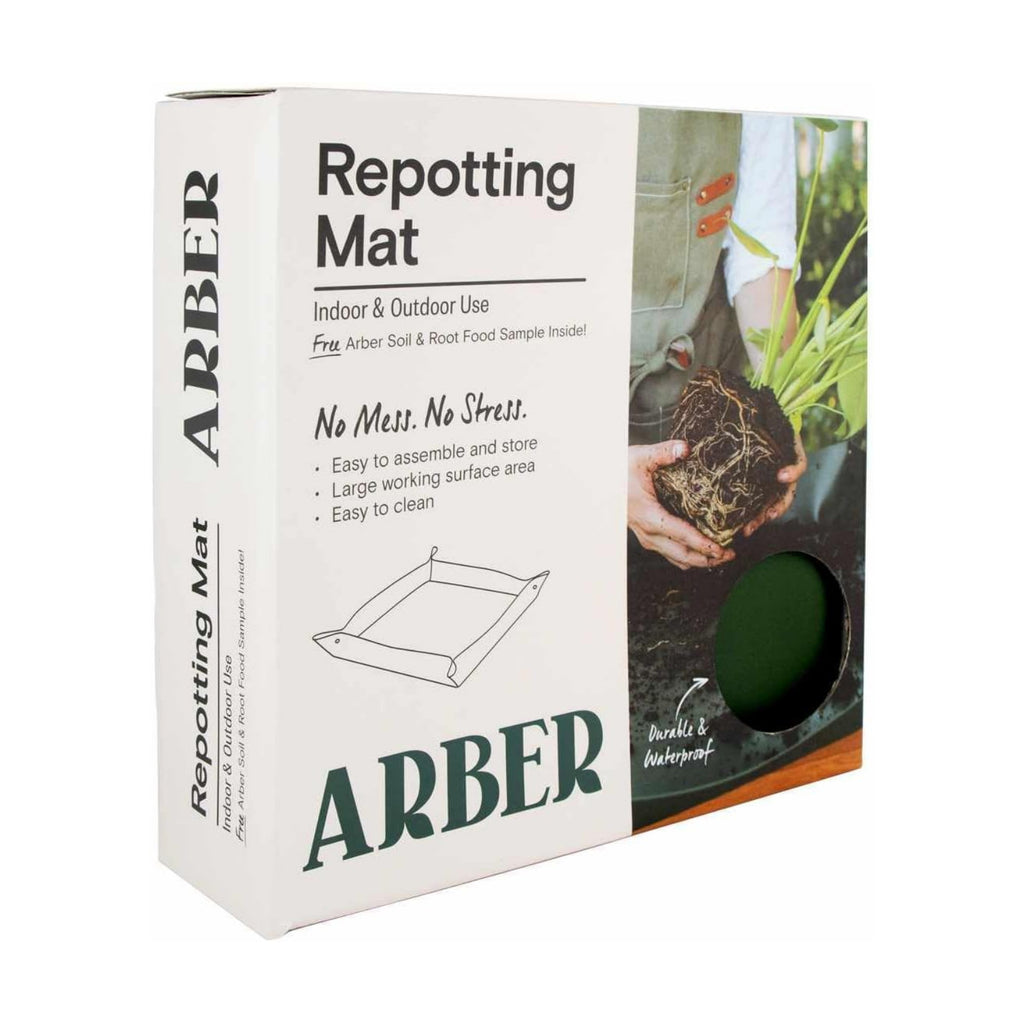 Repotting Mat 30" x 30" Waterproof Foldable Potting Mat for Indoor Plants | Large reusable potting mat with 4-inch