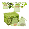 500 Pcs Fruit Protection Bags 4 x 6 Inches | Drawstring Mesh Fruit Protection Bags, Fruit Netting Bags for Protecting