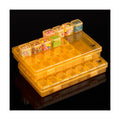 Mr. Pen- Bead Storage Containers, 28 Grids, 2 Pack, Transparent Orange