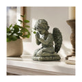 Praying Angel Figurine, 7.3 Inch Resin Angel Statue for Memorial Gifts, Sympathy Gifts, Indoor Home Decor, Garden