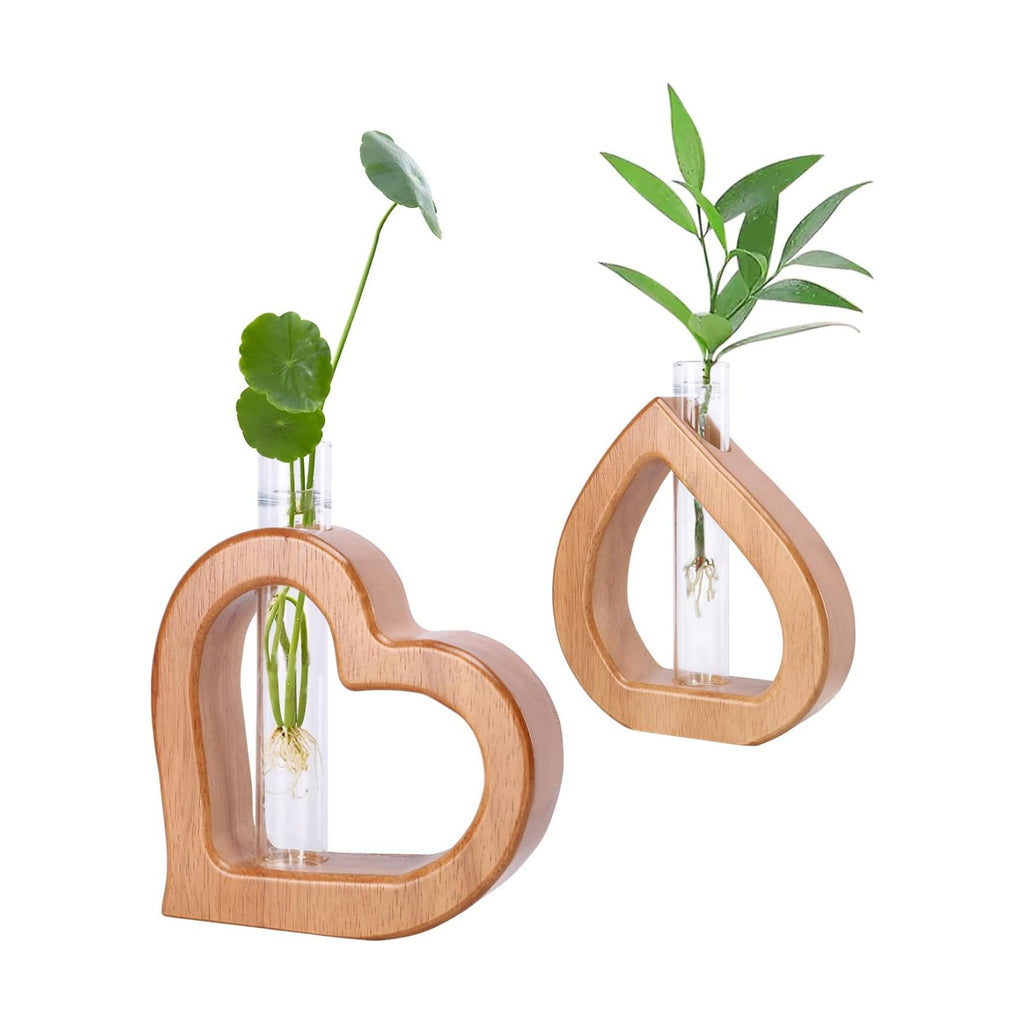 Plant Propagation Stations 2 PCS Wall Hanging Planters | Wall hanging Glass Tubes Terrarium Plants for Indoor Plant