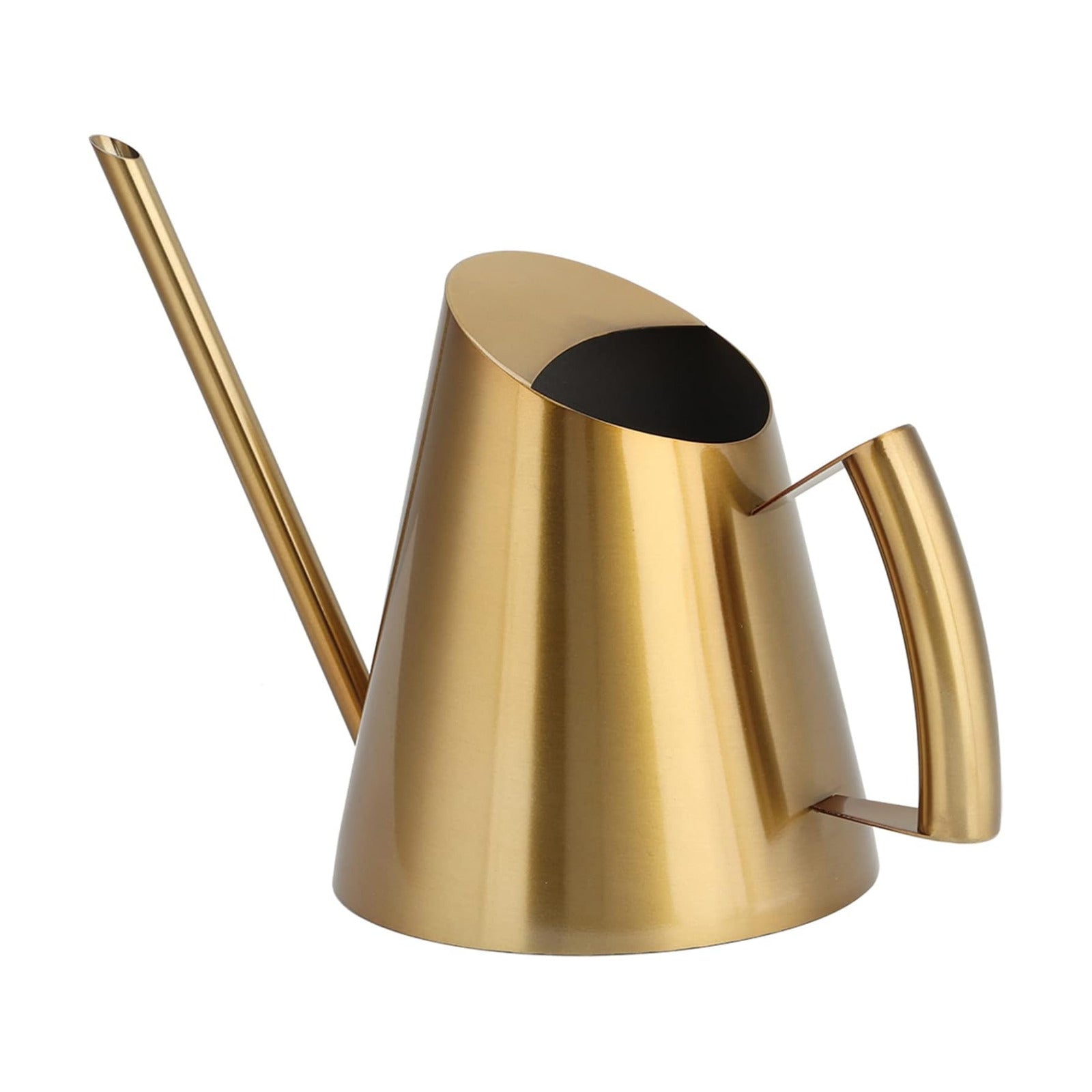 Gold Watering Can 1500ml Stainless Steel Cans Indoor Plants | Long Spout Water Can for Potted Plants, Hanging Plants