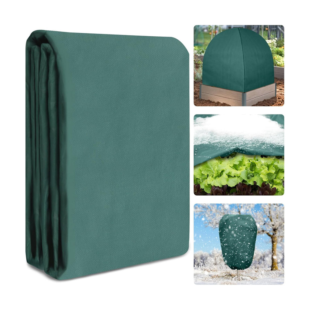10X50 Ft Plant Cover Freeze Protection, 1.9oz/Yd² Thick Frost Cloth Blanket