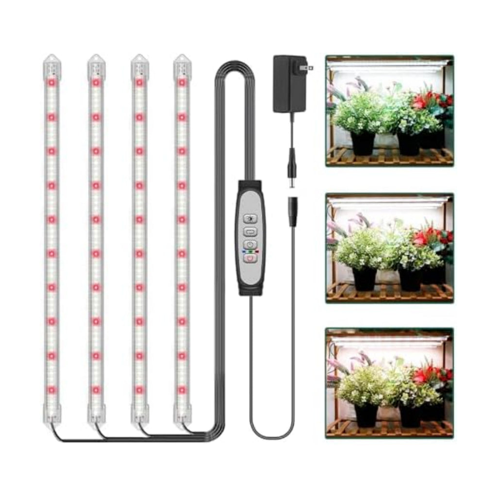 Grow Light Strips for Indoor Plants, 16" Full Spectrum Plant Light