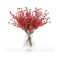 joyhalo 36 Pack 12.6in Red Berry Stems