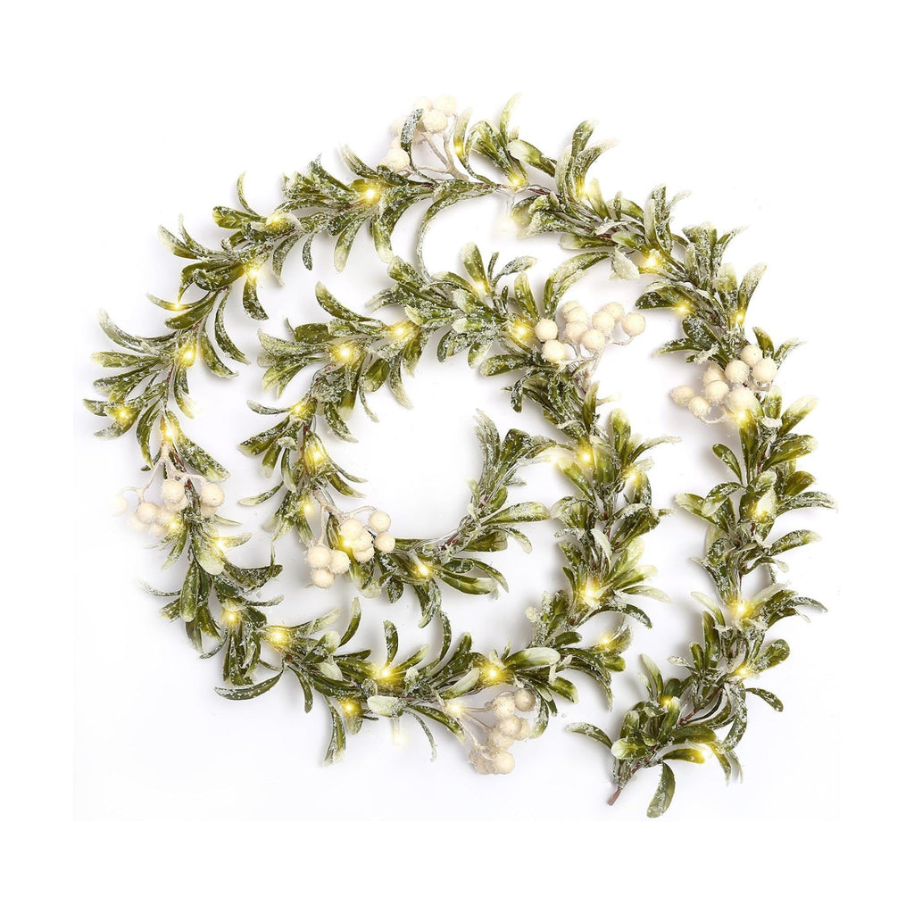 Joyhalo 5.9FT Christmas Garland with Lights Battery Operated