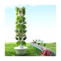 Vertical Hydroponic Grow Tower Aeroponic Tower for Fruits and Vegetables 9 Layer 36 Pots Planter with Water Tank and