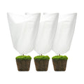 3 Packs Plant Covers Freeze Protection, 42" x 45" 2.25 oz Frost Cloth Plant Freeze Protection Tree Jacket Cover for
