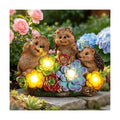 Hedgehog Solar Garden Statues with Succulent Animal Figurines | Resin Hedgehog Decor Outdoor Statues, Ideal decoration