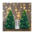 Eldnacele Christmas Tree Flameless Candles String Light with Remote Timer