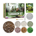 All-in-One DIY Terrarium Starter Kit for Air Plant & Succulent | Includes Potting Soil, Pumice, Zeolite, Green Moss