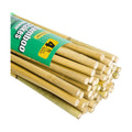 Jollybower 1/2" D 4 Feet Bamboo Stakes 50 Pack, Thicker Heavy-Duty Plant Stakes, Natural Garden Stakes for Bean