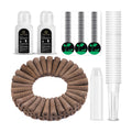 Growell Seed Pod Kit for Aerogarden, 182 Pcs Grow Anything Kit | 60 Grow Sponges, 30 Grow Baskets, Plant Food A&B, 30