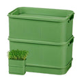 Seed Sprouter Kit, 2 Tier Seed Sprouting Tray, Hydroponic Propagator Mini Plant Grow Trays, Soil Free Germination Tray