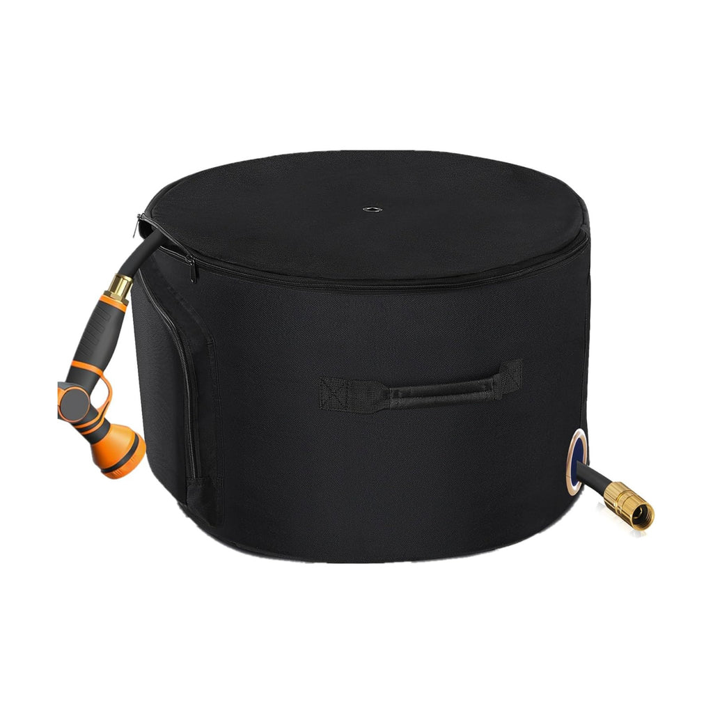 Garden Water Hose Holder Storage Bag Pot，Water Hose Hider，Holds 150 ft Hose ,Bottom With Drain Holes，Patio and