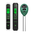 VIVOSUN Digital pH Meter, 3-in-1 TDS/EC/Temperature Meter, 3-in-1 Soil Moisture/pH/Light Tester Combo for Home, Garden
