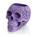 Purple Skull Decorative Bowl Gothic Gifts