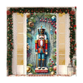 BlissYard Door Cover Christmas Nutcracker Soldier 35x71 Inch Polyester