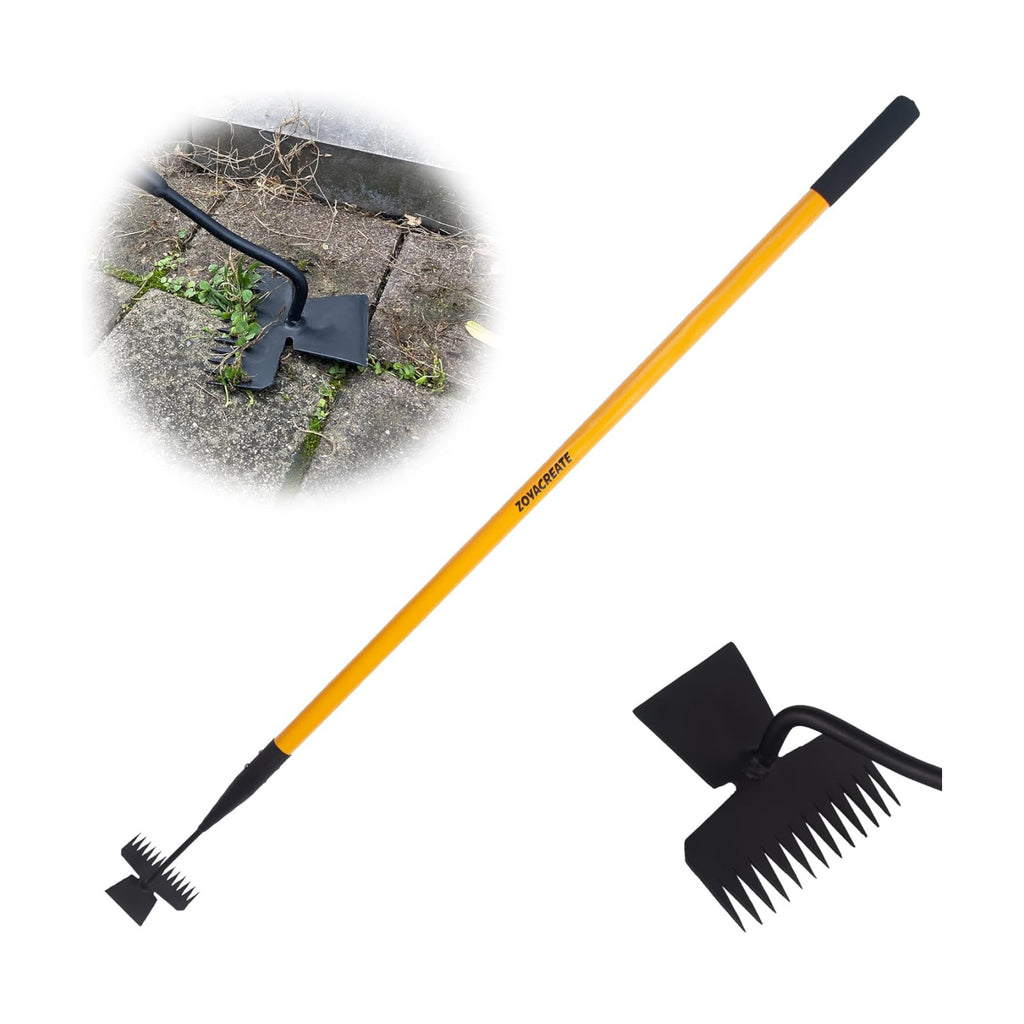 Weed Puller Tool, Heavy Duty Long Handle Stand Up Manual Weeder Remove for Yard Lawn Patio Garden -55Inch