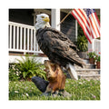 13.2" Real Eagle Outdoor Sculpture,Funny Bird Statue,Garden Beach Statue Decorations,Resin Animal Seabird