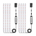 SDOVUERC 16'' 4 Bars Grow Light Strips for Indoor Shelves Plants Growing.