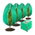 4 Pack Plant Covers Freeze Protection(71" x 47.3"),2.82 oz/sq yd Non-Woven Fabric,Frost Covers with Zipper Drawstring
