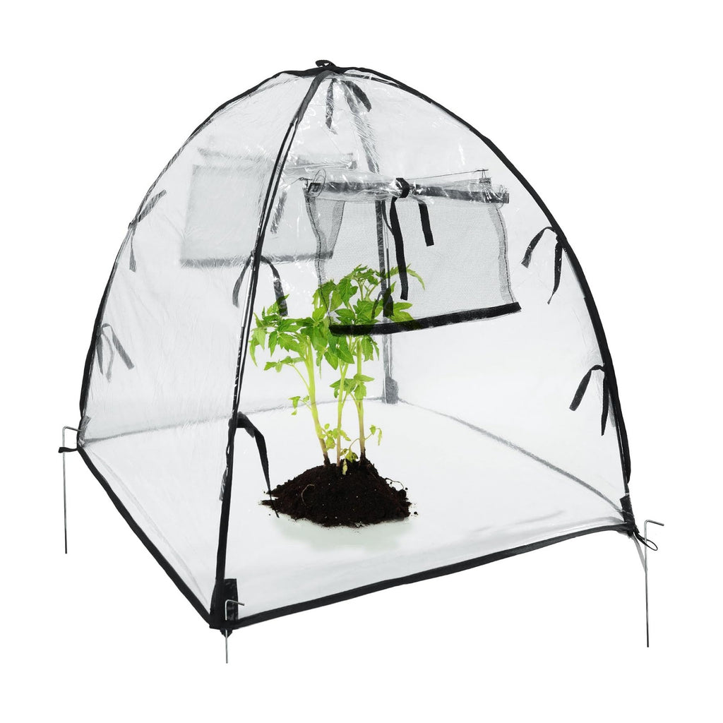 Plant Tent Cover Freeze Protection for Winter Plants Clear 28" x 28" x 48" | Garden Plants Frost Cover, Transparent