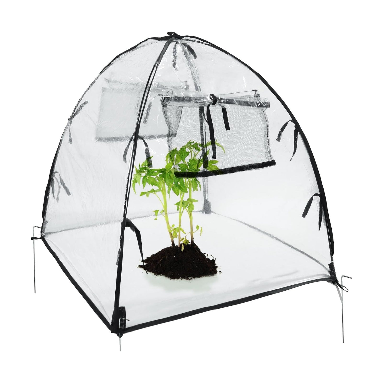 Plant Tent Cover Freeze Protection for Winter Plants Clear 36" x 36" x 38" | Garden Plants Frost Cover, Transparent