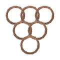 6 Pcs Grapevine Wreath 10 inch - DIY Crafts Natural Grapevine Twig Vines, Vines Garland Wreaths for Wedding House Holiday Door Vase Wall Decor