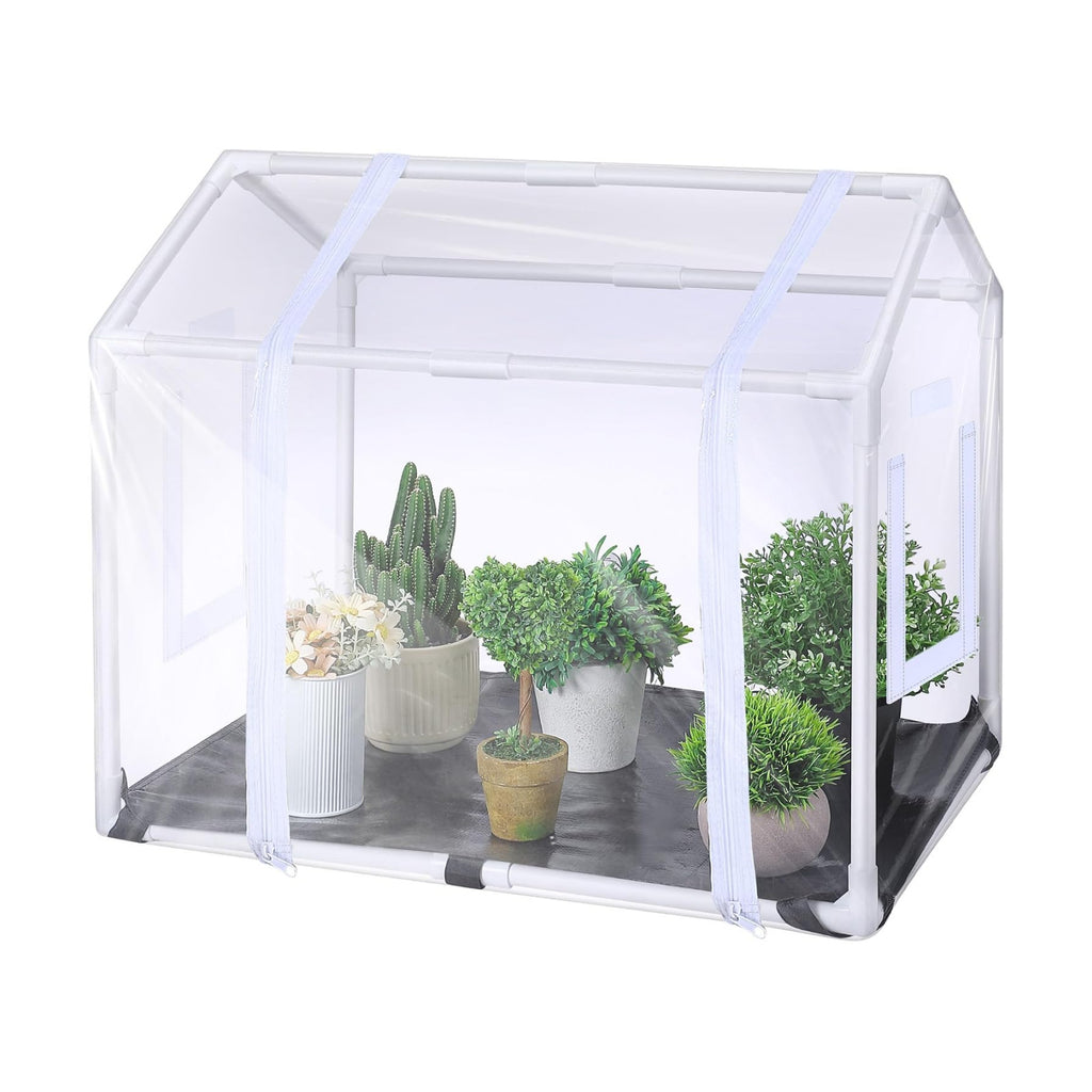 Mini Greenhouse with Potting Mat for Indoor Plant, Portable Greenhouse | Heavy Duty Portable Green House with