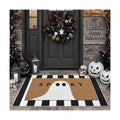 Tinideya 2 Pcs Halloween Door Mat Outdoor Layered Spooky Ghost Welcome Mat