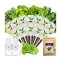 Salad Greens Seed Pod Kit for AeroGarden, iDoo, Ahopegarden, MUFGA with Red/Green Romain/American