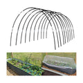 Greenhouse Hoops Grow Tunnel, 10 Sets 7FT Garden Hoops | Rust-Proof Fiberglass Frame for Raised Beds, Garden Netting