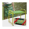 Garden Stool and Kneeler Set, Garden Seat and Kneeler Heavy Duty with 10" Wide Soft Kneeling Pad, Non-Slip Garden Bench