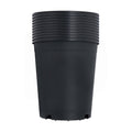 10 Pack 5 Gallon 11inch Black Nursery Pot Planter Grower Flower Pot Garden Seedling Planters Containers, Plastic