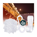 Namalu 200 Pcs Christmas Light Clip Outdoor Gutter Light Clip,Plastic,White