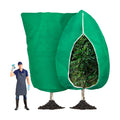 1 Pcs 10 x 10 ft Plant Covers Freeze Protection Extra Large Frost Cloth Plant Covers with Zipper Drawstring Winter Cold