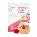 2LBS Silica Gel Flower Drying Crystals, with Brush and User Manual
