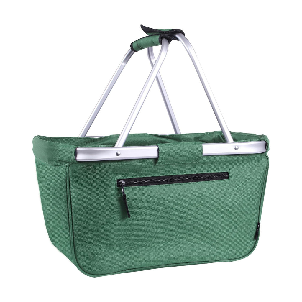Picnic Basket, SIYUAN 24L Collapsible Market Basket with Two Handles Portable Canvas Grocery Basket Reusable Christmas