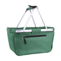 Picnic Basket, SIYUAN 24L Collapsible Market Basket with Two Handles Portable Canvas Grocery Basket Reusable Christmas