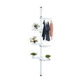 Plant Holder Pole, Tension Rod Rack Stands, Plant Decorative Display Rack, Floor to Ceiling, 7-Layer Flower Display