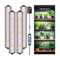 14in Grow Light Strip for Indoor Plants, Full Spectrum | 4 Bars, 105 White/Red/Blue LEDs per Strip, Timer & Dimming