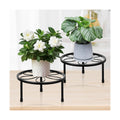 ESRICH 2 Pack Metal Plant Stand Outdoor, Plant Stands for Indoor