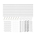 Barrina T5 Grow Lights, 3FT 128W (8 X 16W), 5000K Grow Lamp, 8 Packs, White | Full Spectrum Grow Light with Separate